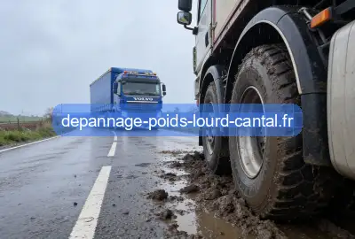 Camion embourbé